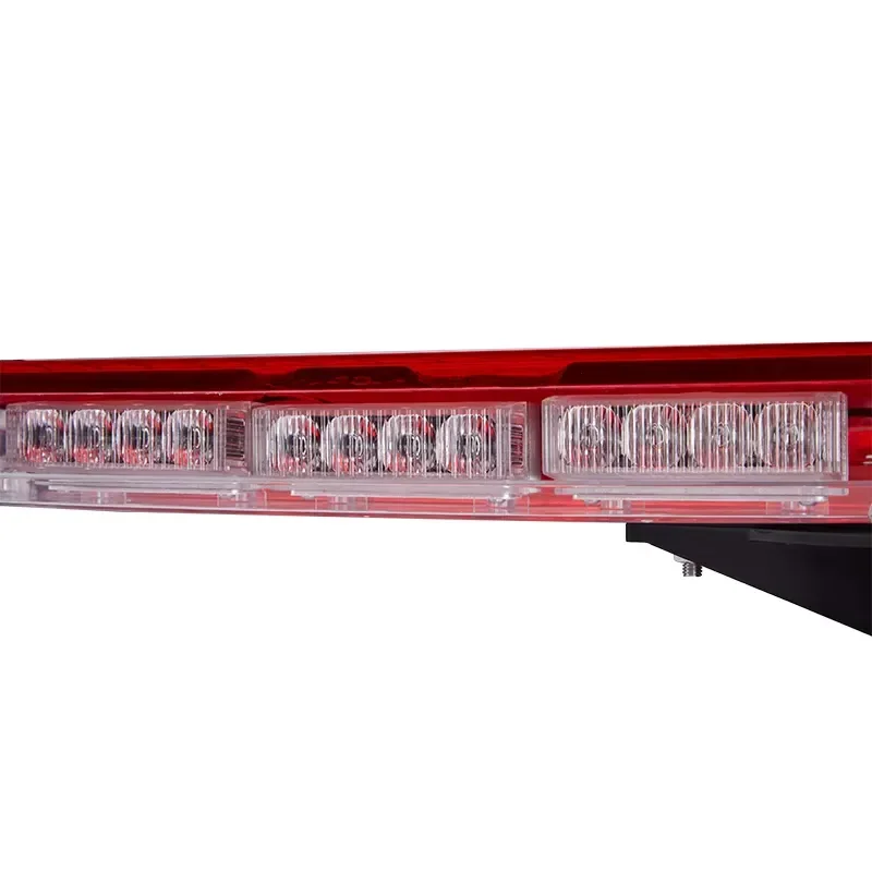 SENKEN OEM ODM New Emergency Slim Led Red Blue Patrol Car Light Bars Siren Warning Lightbar With Speaker