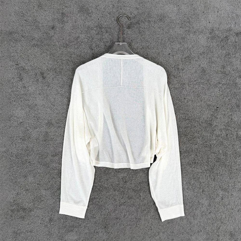 Women Soft Wool Blend Knit Cardigan, Loose Batwing Sleeve Open Front Shrug, Versatile Cropped Outerwear for Daily & Vacation
