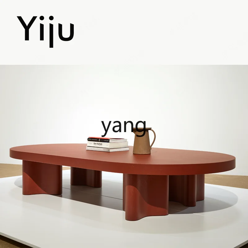 LH clothing store solid wood coffee table wabi-sabi minimalist dining table