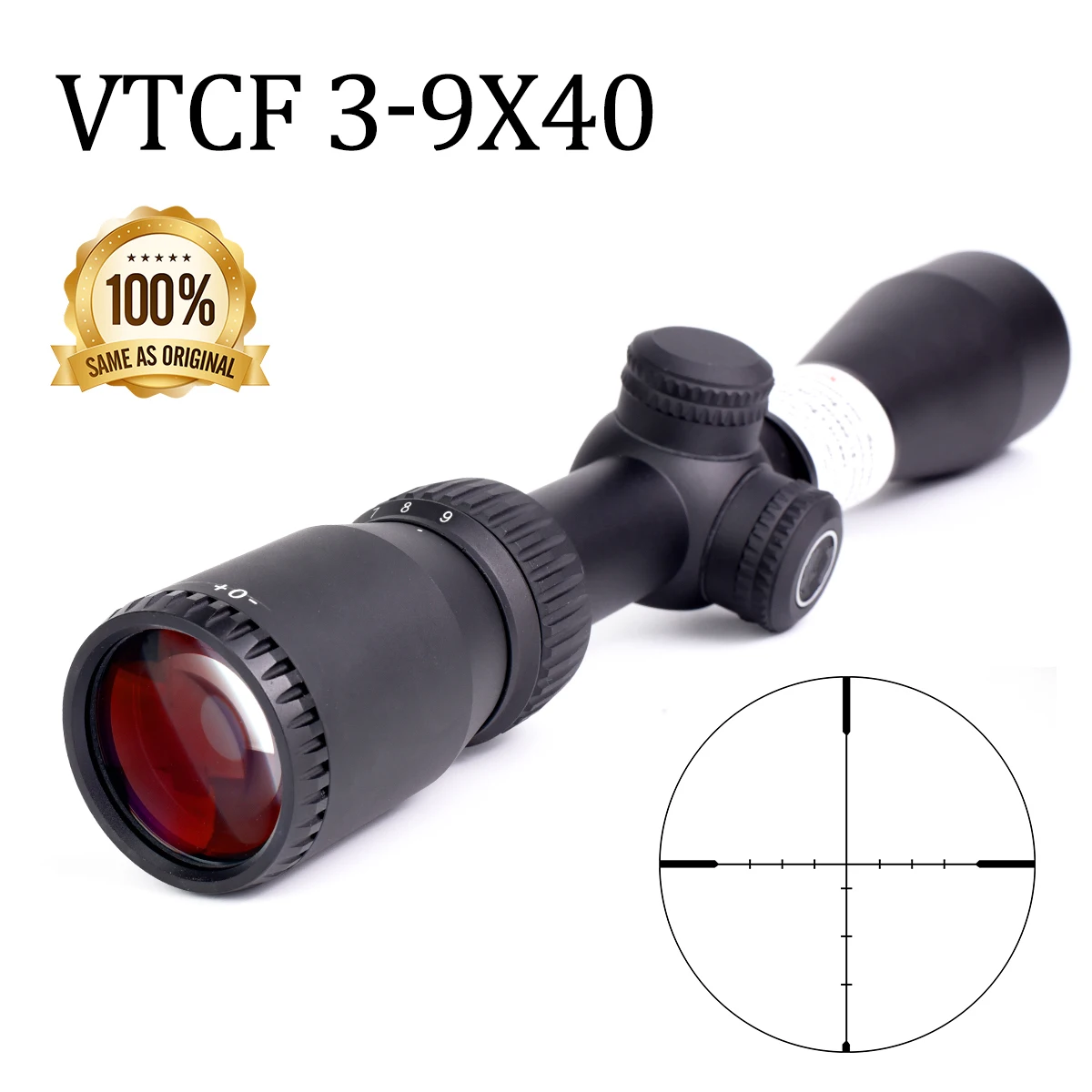 

VTCF II 3-9X40 (SFP) Scope Dead-Hold BDC MOA Reticle 1 Inch/25mm Tube Tactical Hunting Scope with Original Logo