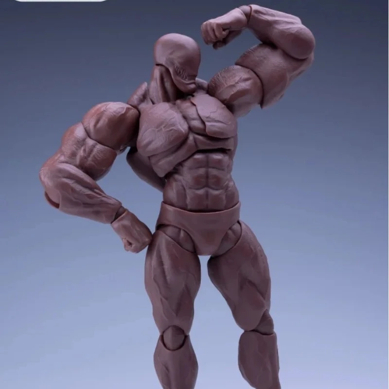 Nuevas figuras de acción de Romankey 1/12 Big Guy, Kit de modelo de ensamblaje de cuerpo en blanco masculino, juguetes de PVC, decoraciones de escritorio exquisitas, regalos para coleccionar