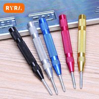 Centre Hole Punch Automatic General Woodworking Metal Drill Spring Positioner Adjustable Loaded Punch Hand Tools For Metal Wood