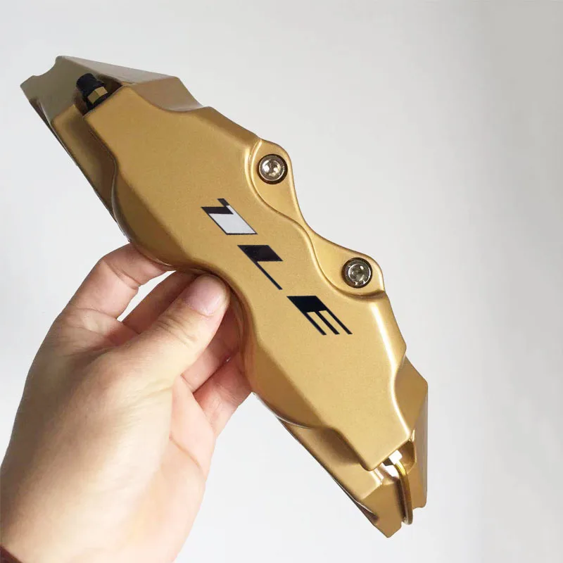 

2 pcs ABS Plastic Disc Brake Caliper Cover With 1LE Racing Sticker Logo For Audi Mecerdes Benz BMW TC