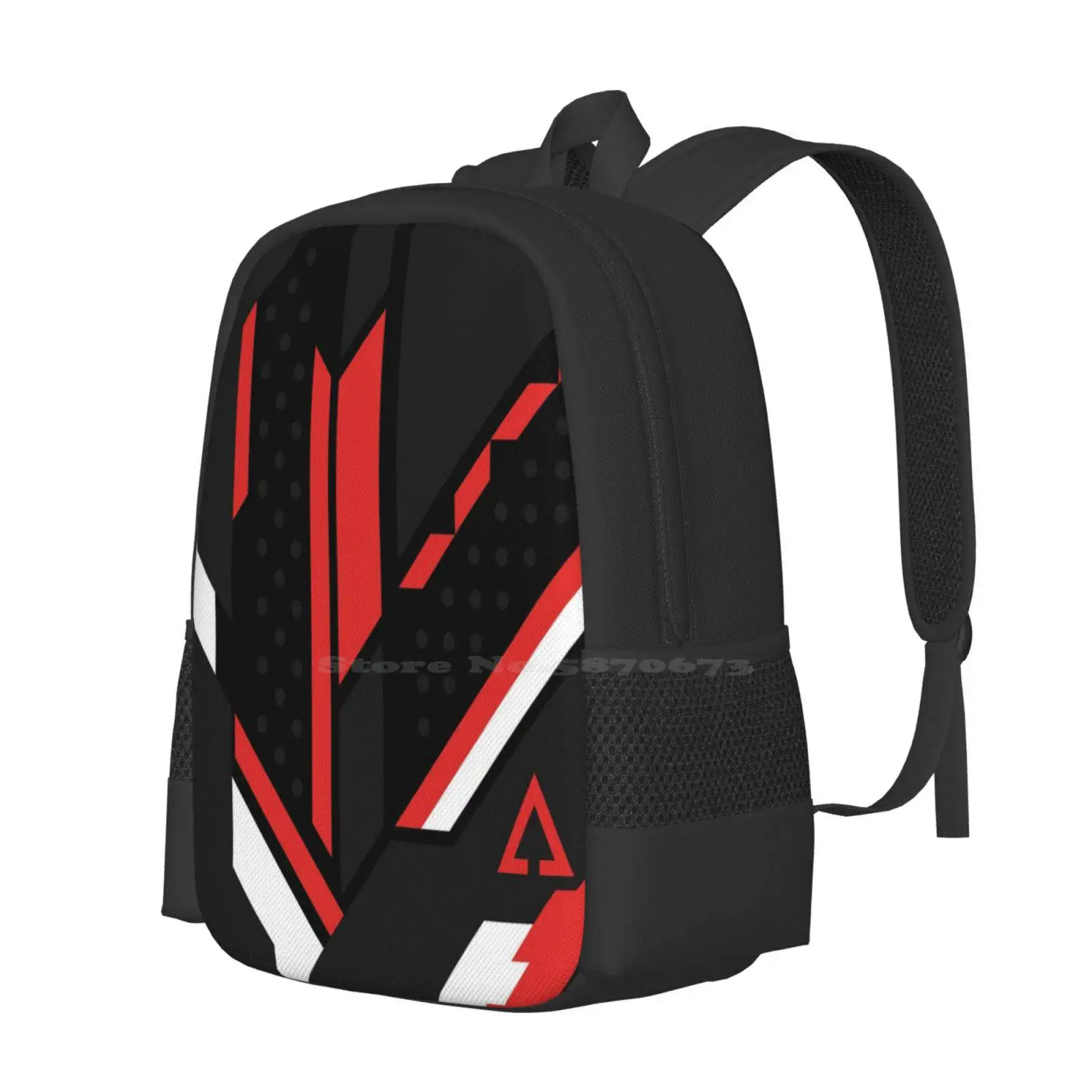 Csgo | Black , Red & White Backpack For Student School Laptop Travel Bag Cs Go Csgo Counter Strike Asiimov Juan Awp Deagle