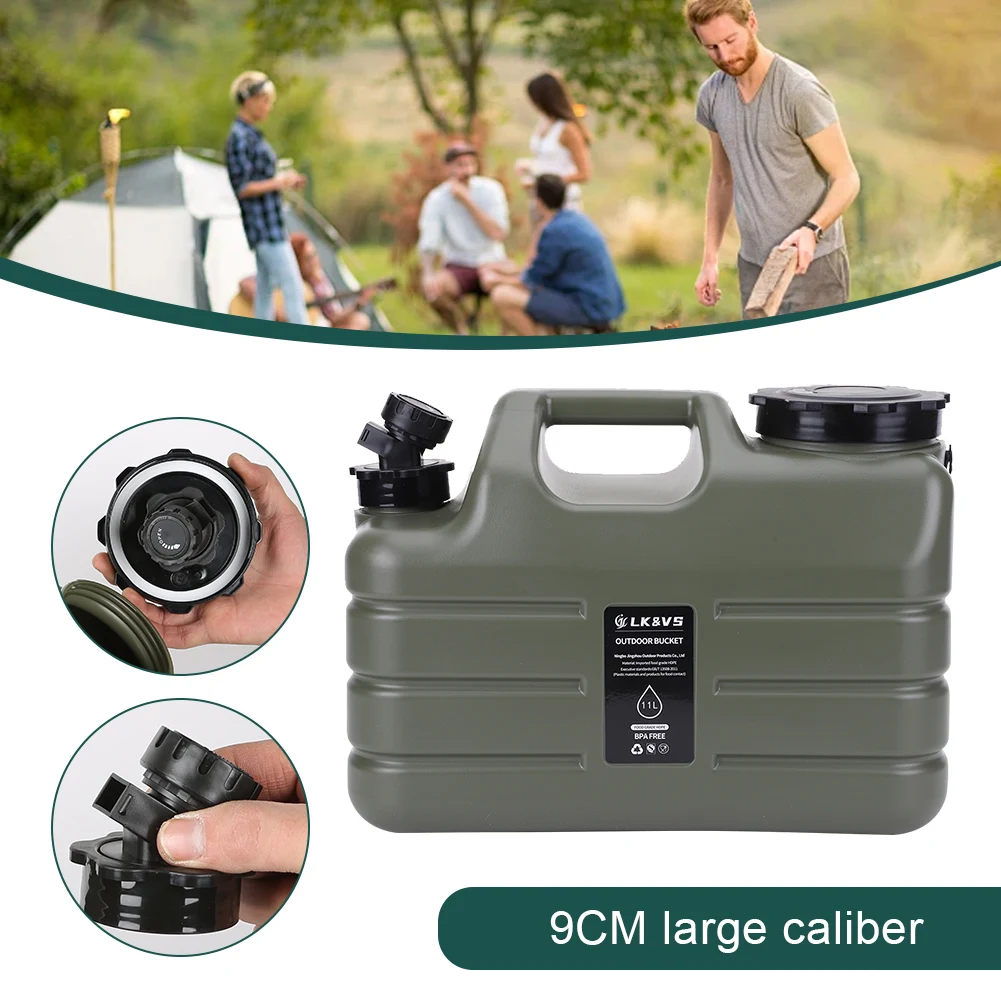 إبريق ماء محمول للتخييم سعة 3 جالون مع حامل تخزين المياه للحنفية لسيارة التخييم والمشي لمسافات طويلة في الهواء الطلق والنزهات في حالات الطوارئ #5