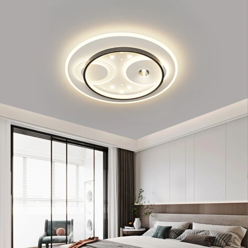 Imagem -03 - Moderna Luz de Teto Led com Holofotes Simplicidade Lustre Interior Decore Iluminação Lâmpadas Sala Quarto Original Novo