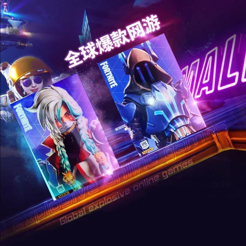 Genuine 2020 Panini Fortnite Series 2 Esports Gravity Pack Edition Rare Collectible Trading Cards Anime Peripheral Gift Toys view 3