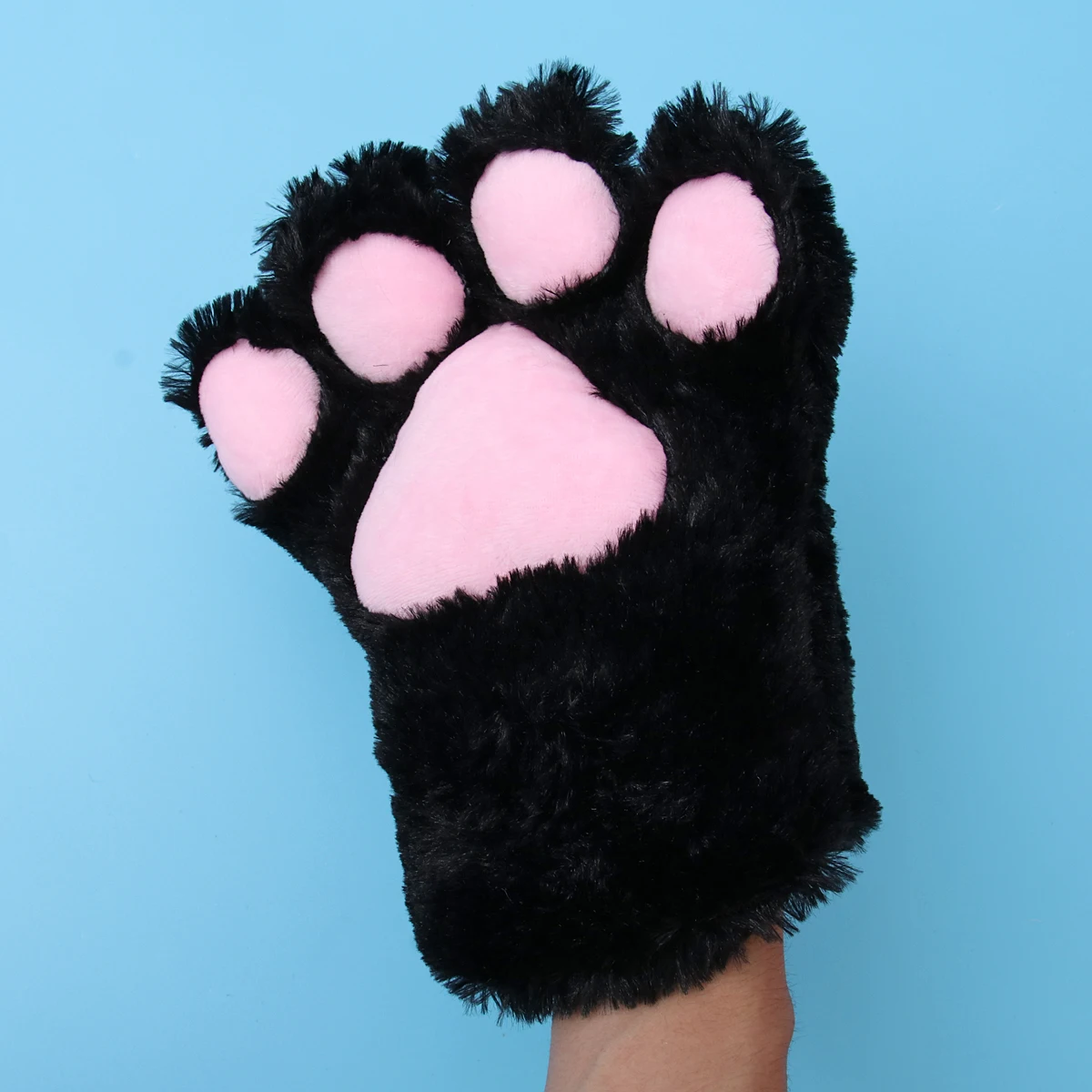 

5 Pcs Cat Claw Gloves Set Adorable Cosplay Costume Wearing Artificial Ears Collar Paws Party Accessories Creative