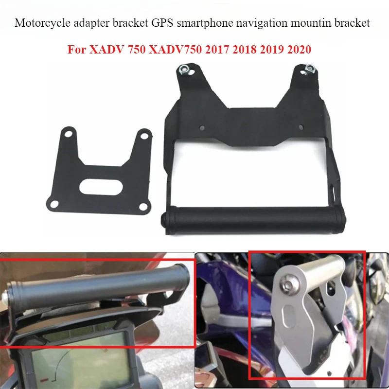 Motorcycle adapter bracket GPS smartphone navigation mountin bracket For XADV 750 XADV750 2017 2018 2019 2020