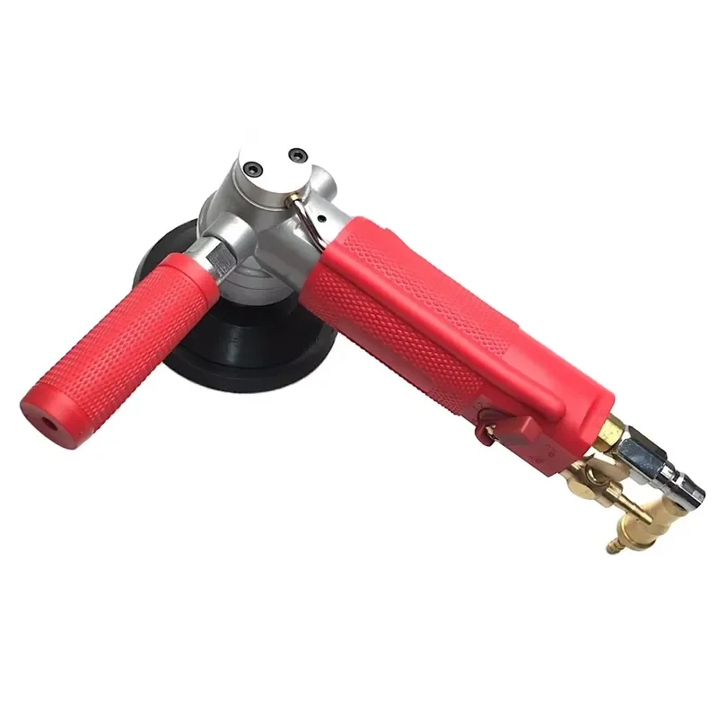 4 Inch Straight Shank Air Pneumatic Grinder Wet Sander for Marble Granite Stone Floor Polishing Machine Water Jet