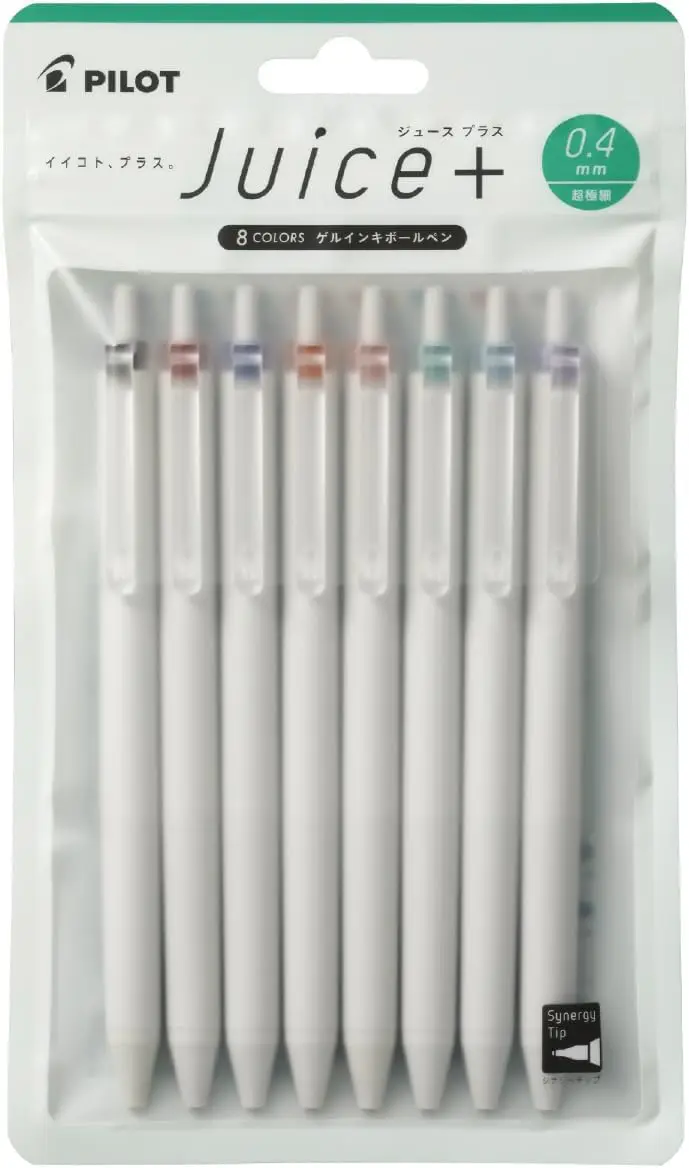 

Gel Ink Pen Set, 0.4 mm Fine Point, Retractable, 8 Colors, Smooth Writing
