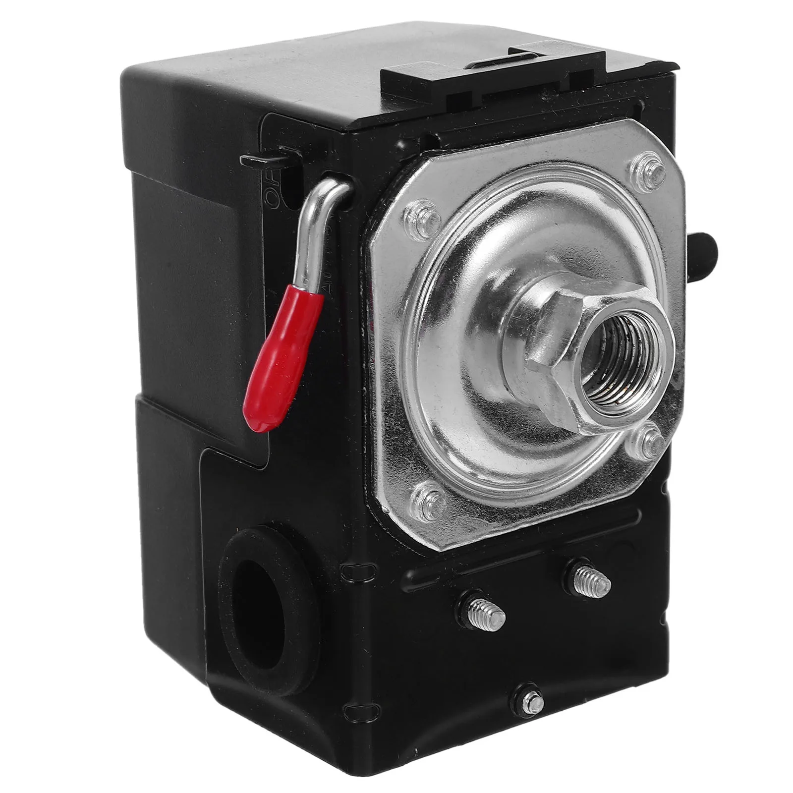 

Air Compressor Pressure Switch 90-120 Psi 0.8Mpa Adjustable Horizontal Design Handle Switch High Pressure Capability Space