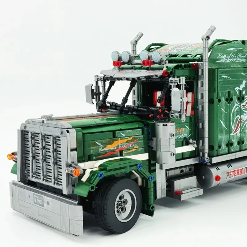 

IN STOCK MOC Technical Remote Control American Heavy Truck Building Blocks Bricks Assembling Model Toys for Children Gift Set