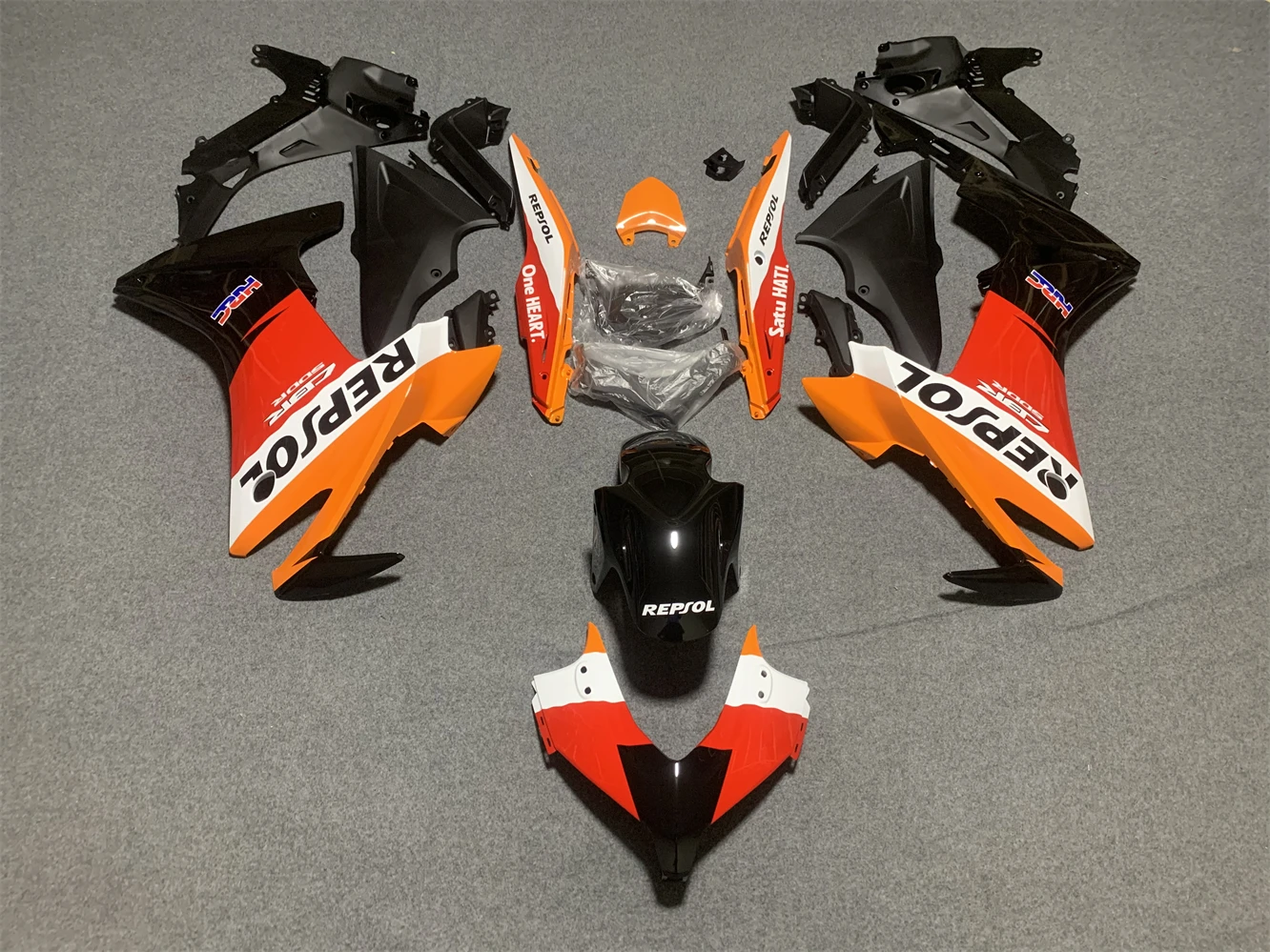 

A/CBR500 RR 14 13 Обтекатель мотоцикла CBR500R 2013-2014 пластиковые обтекатели repsol для Honda CBR500R 14 13 Комплекты обтекателей