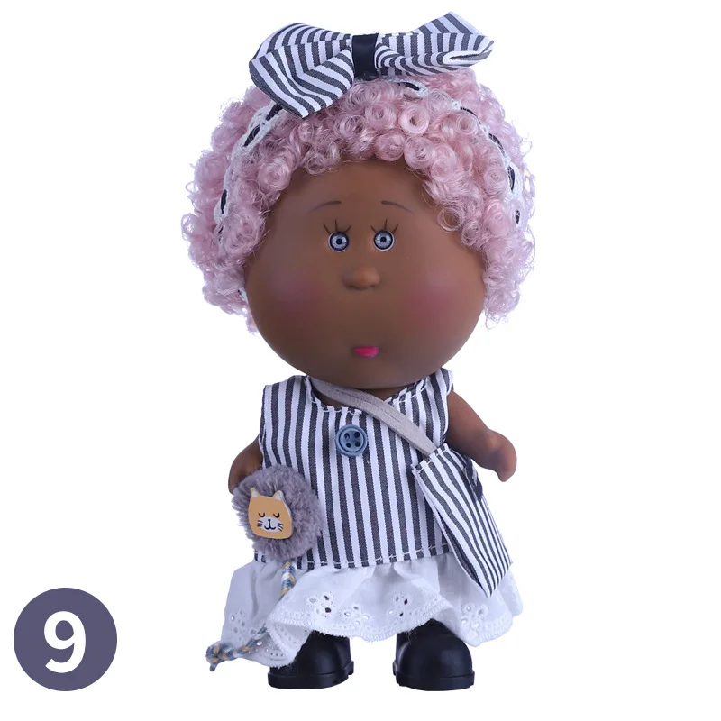 ตุ๊กตาขนาด 18 ซม. พร้อมเสื้อผ้า ตุ๊กตาขนาด 1/8 ข้อต่อ 5 จุด ผิวสีปกติ/สีแทน ของเล่นแต่งตัวสำหรับเด็ก ของขวัญ