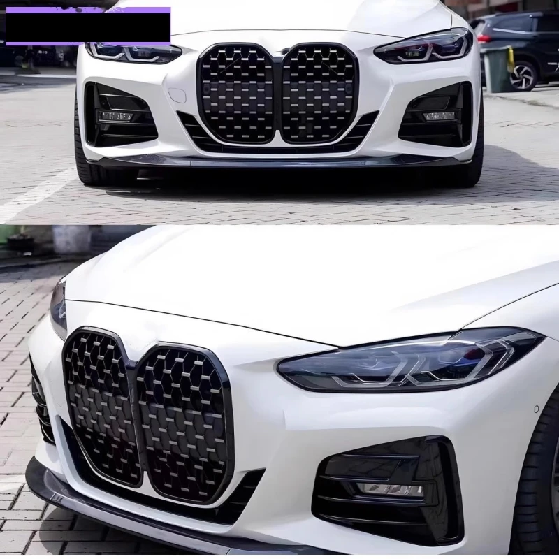 Grille Met Acc Radiator Grill Voor Bmw 4 Serie 425i 430i G22 G26 21-24 Gemodificeerde Nieuwe Stijl Bumper Net Masker Auto Accessoires