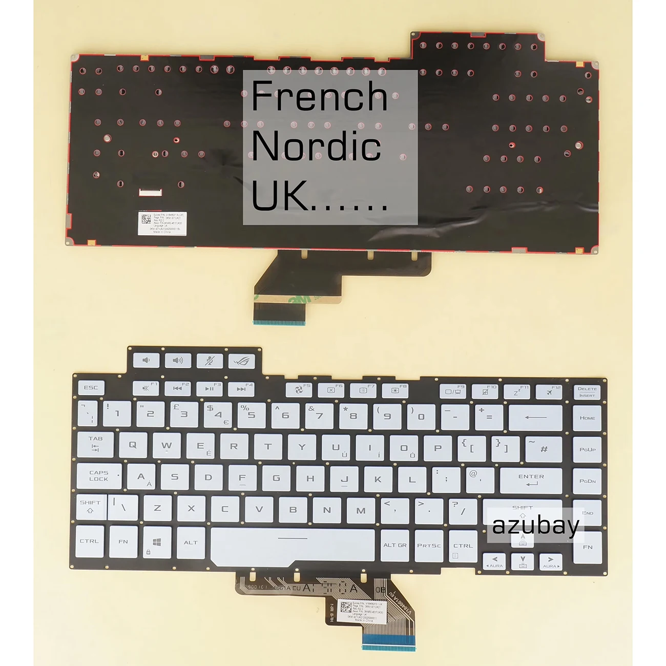 French Azerty Nordi… - image