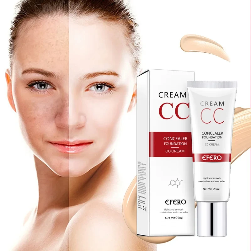 EFERO BB Cream Makeup Face Foundation CC Cream Brightening Concealer Cream  Foundation Concealer Base Primer Concealer