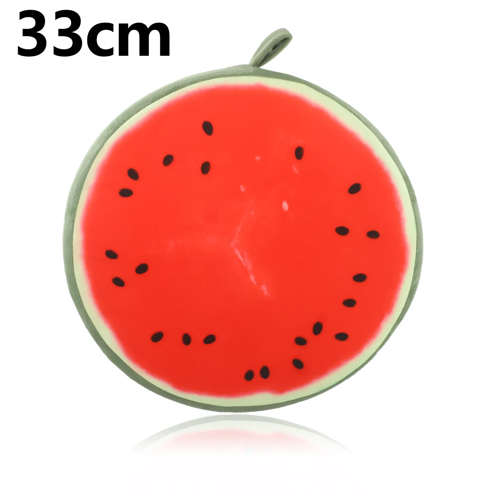 Plush Toy Creative Cute Fruit Cushion Pillow Watermelon Cushion 33cm Order Note Separate Packaging Fabric Weight May Vary