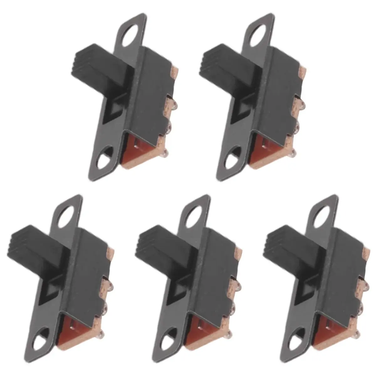 L77A  5 Pcs 50V 0.5A 3 Pin 2 Position On/OFF 1P2T SPDT Slide Switch 3 Pin