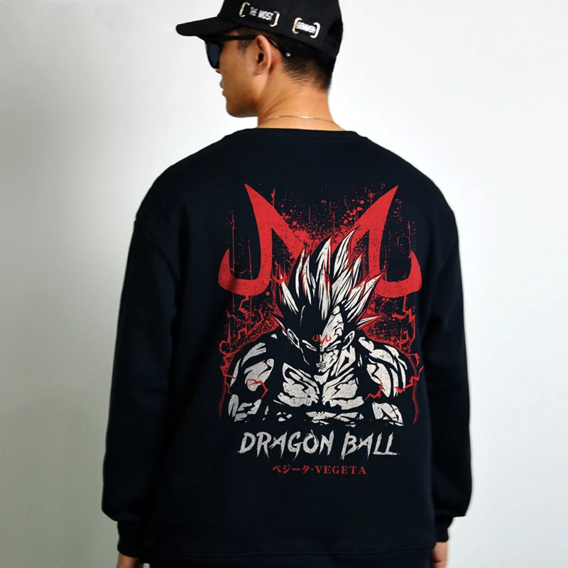 

2025-26 Autumn and Winter Men's Casual Long Sleeved Japanese Anime Dragon Ball 3D Printed Men's Sports Long Sleeved Quick Drying