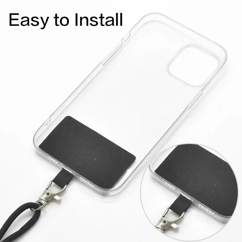 1/2/9 قطعة Crossbody الحبل قلادة حزام العالمي الهاتف المحمول تعديل طويل حبل معلق مع كليب مكافحة خسر الحبل