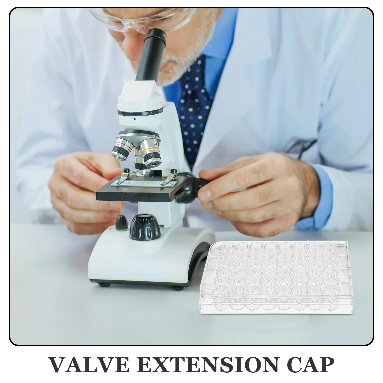 Culture Plate with Lid for Lab Cell Tray Tissue Laboratory Cover Study Petri Science Experiment Teaching Equipment