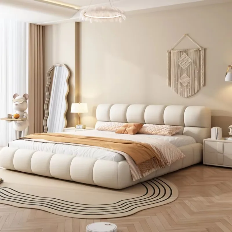 

White Girls Frame Double Bed Luxury Princess Twin King Size Double Bed Queen Storage Bedframe Camas De Casal Home Furniture