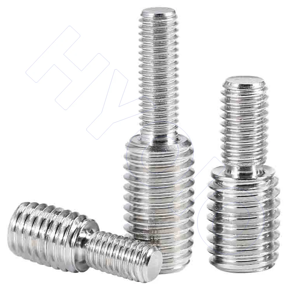 Imagen 4: Adaptador de Rosca de Acero Inoxidable 304 de Doble Cabeza M3 M4 M5 M6 M8 M10 M12 M14 M16 M20, Tornillos de Transferencia Macho a Macho