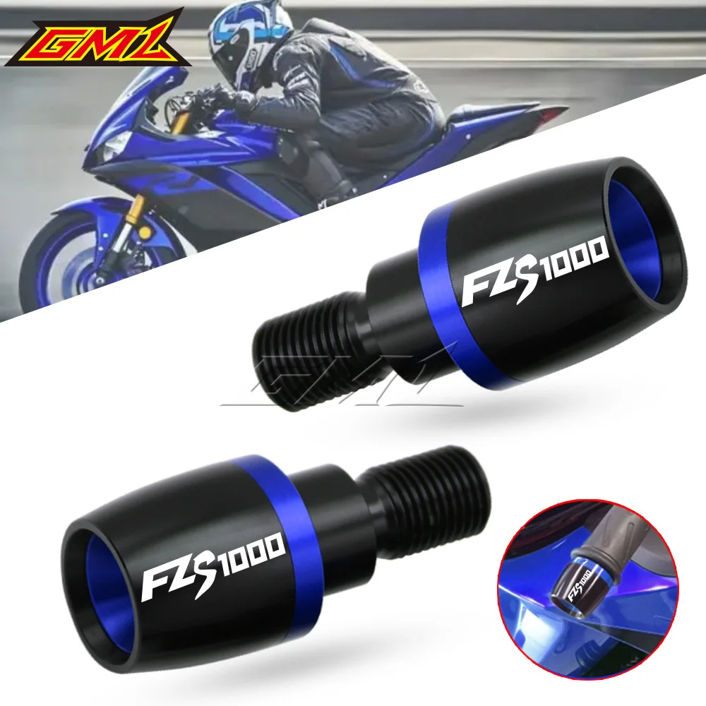 For Yamaha FZS1000 FZS 1000 2001 2002 2003 2004 2005 Motorcycle CNC Aluminum Handlebar Grip Ends Slider Cover