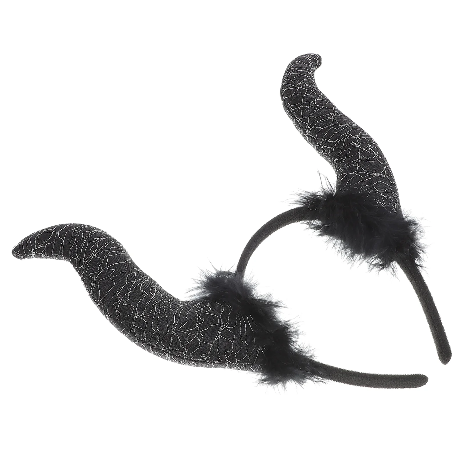 

Horn Headband Halloween Cosplay Party Decor Costume Accessory Horns Fabric Hair Hoops
