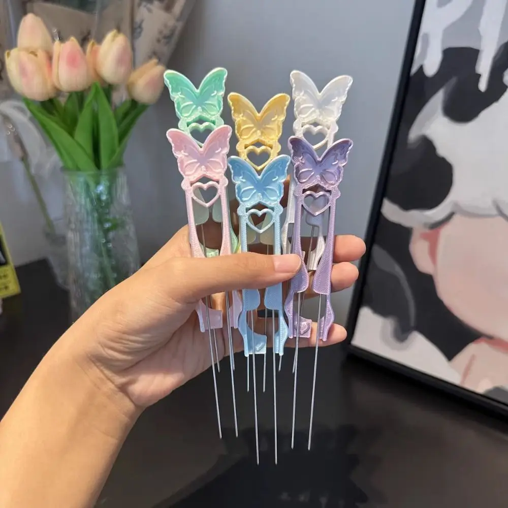 High-quality Beans Fusion Beans Pen Handmade Double Needles Collage Beans Needle Handheld Educational Perler Bead Tweezer