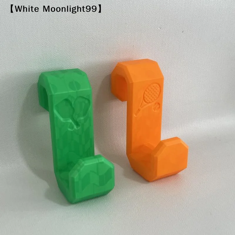 Wall Mounted Fence Hook Suitable For Outdoor Sports Storage Multi Functional Hook Made Of PLA Material〔White〕