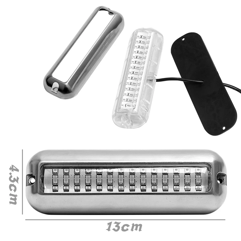 Unterwasserlicht, Yachtzubehör, 42 LEDs, 10–30 V Gleichstrom, Marine, Schnellboot, Schnellboot, Bootsbeleuchtung, Navigationsbeleuchtung, Boot, 1