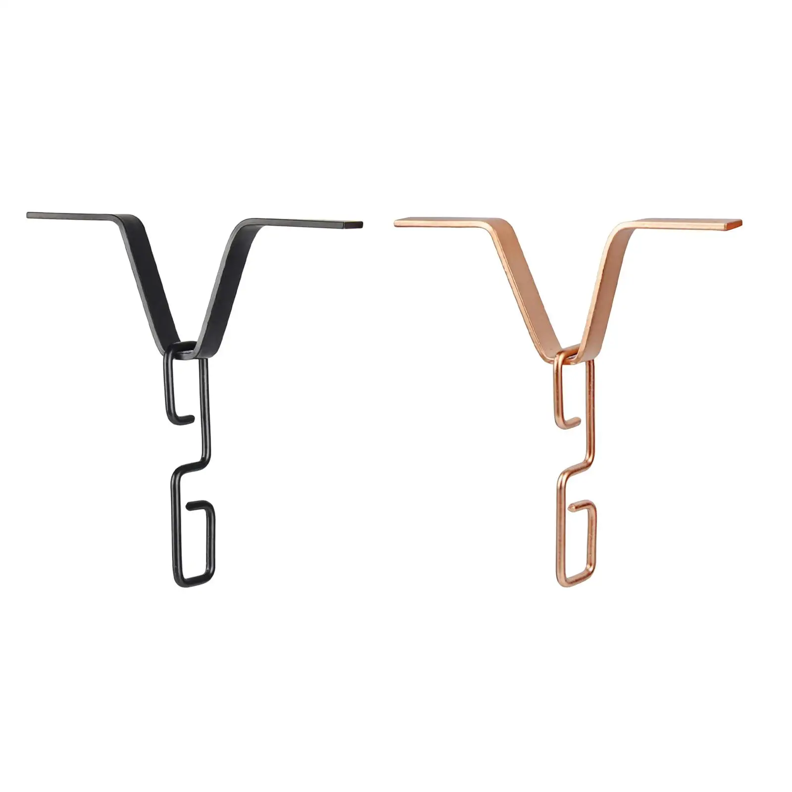 Rain Chain Gutter Adapter Hook Rain Catcher System Accessories Sturdy Rain Chain V Hook Iron Connector V Shaped Hook Hanger