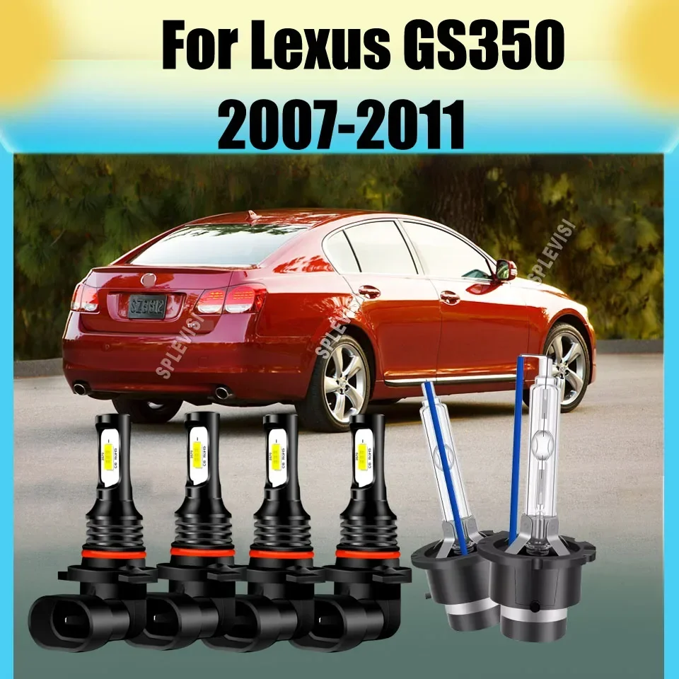 9005 D4S 9006 HB4 12v 24v Headlight Foglight don't need any modification or screw For Lexus GS350 2007 2008 2009 2010 2011