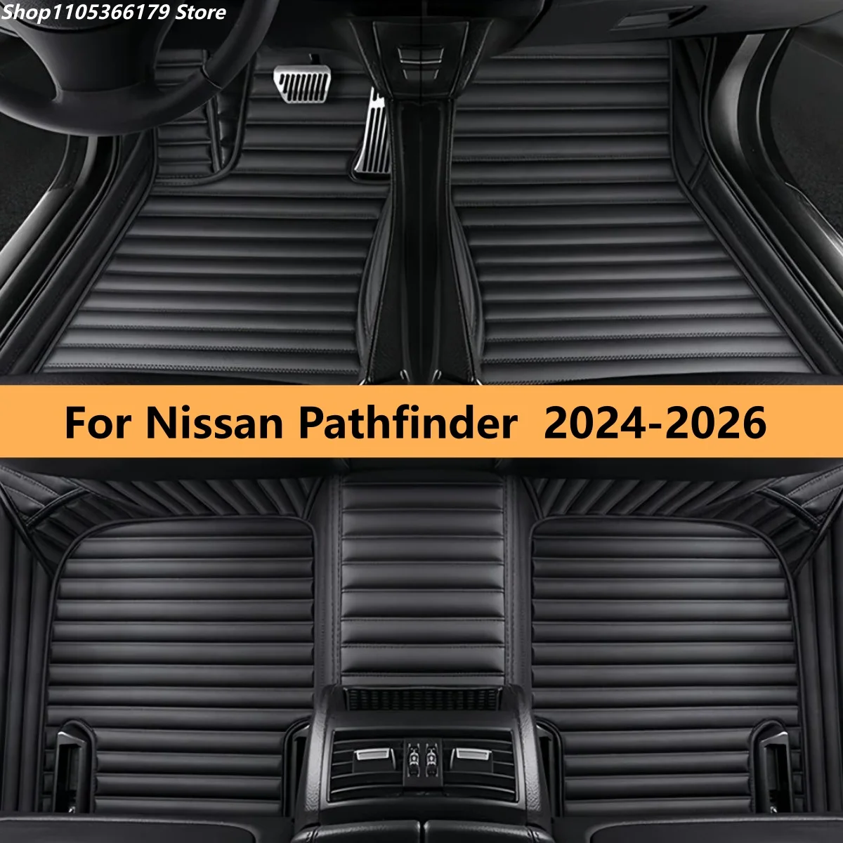 

Car Floor Mats For Nissan Pathfinder 2024 2025 2026 Rugs Carpets Full Set Auto Interior Part Accessories