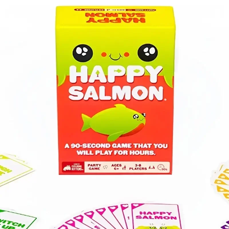 Happy Salmon Family Reunion Game Cards (English version)