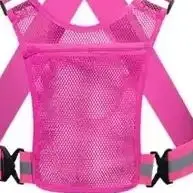 Reflective safety vest Lightweight adjustable elastic vest jacket High-visibility reflective stripsUsed for traffic controlRun