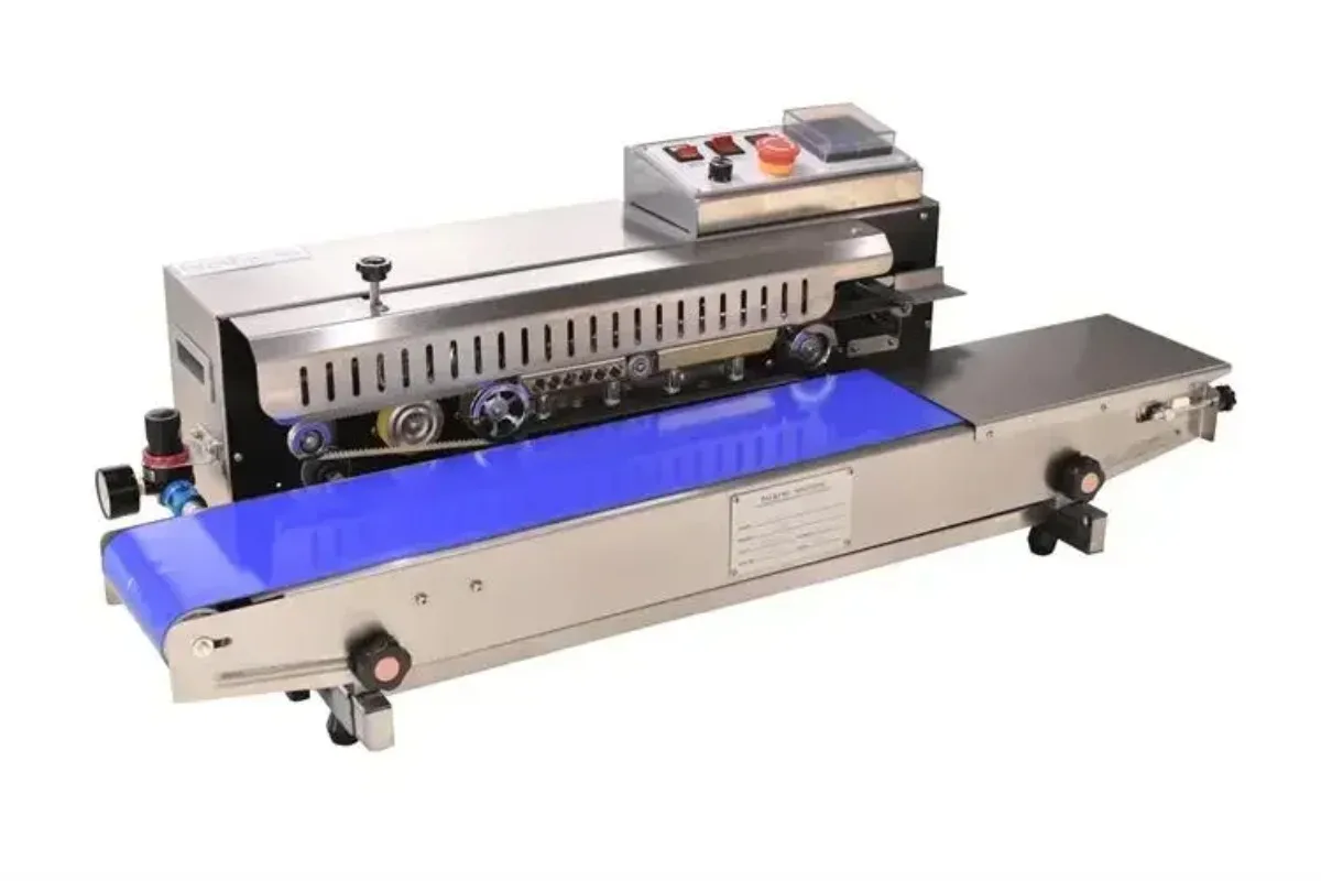 

SF150N Nitrogen Flush Continuous Band Sealer Pouch Horizontal Solid Film Sealing Machine