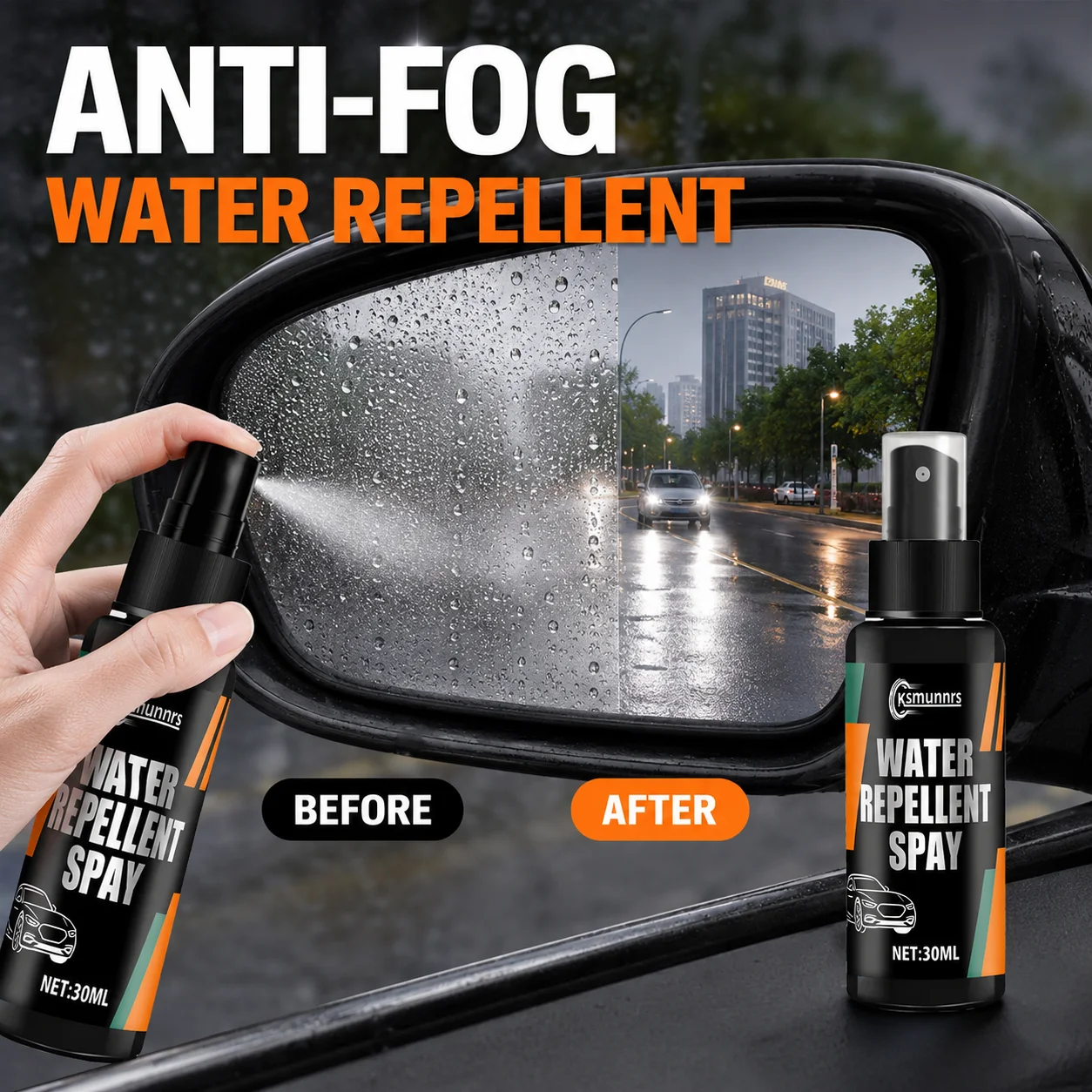 

Portable Anti Fog Spray for Glasses Goggles Motorcycle Helmets and Car Windows