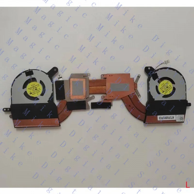 

UU FOR FCN DFS1700054N0T FGJ7 FGJ6 Notebook fan with radiator 0D2W0T DFS481105F20T