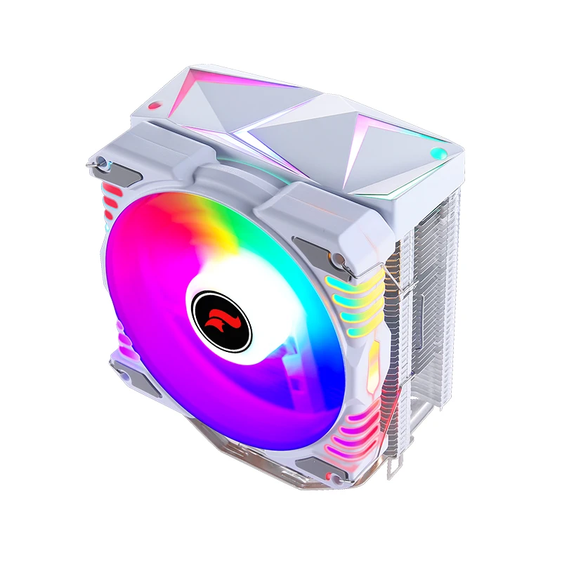 HNHU CPU Air-cooled Processor 4/6 Heat Pipes Radiator AM4 Cooler ARGB 120mm Fan 4 pin/PWM install LGA115x 1200 1700 2011 X79 X99