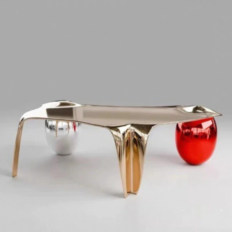 Creative personality special-shaped, light luxury hotel, model villa dining table