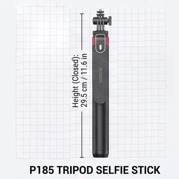 1Pc All Angle Selfie Stick Tripod 360° Rotation Handheld Stabilizer with Wireless Remote Portable Phone Holder for Video Vlog Shooting 3