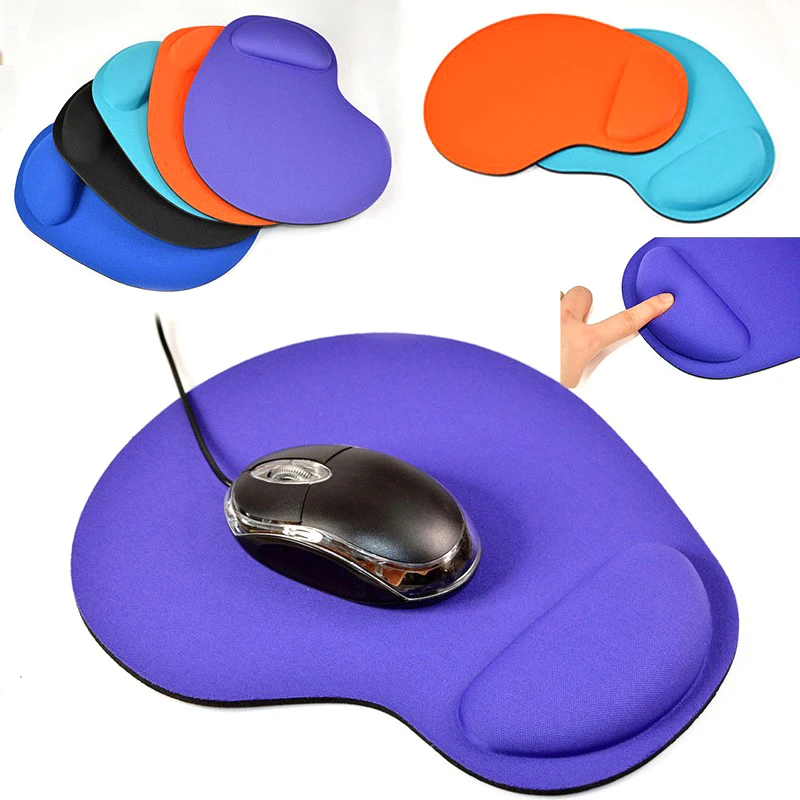 1pcs Color Mouse PC Portable Thickened Office Wrist Support Convenient Mouse Pad