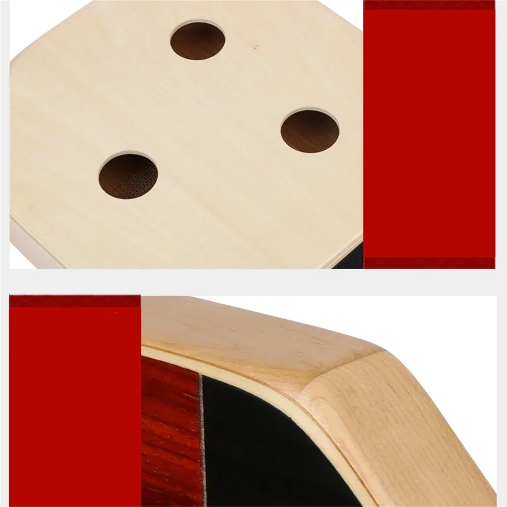 

Practical Brand New Cajon 11.02 * 1.97in 26.10oz 280 * 50mm Birch Black Wood Bongo & Snare Cajon Box Drum Compact