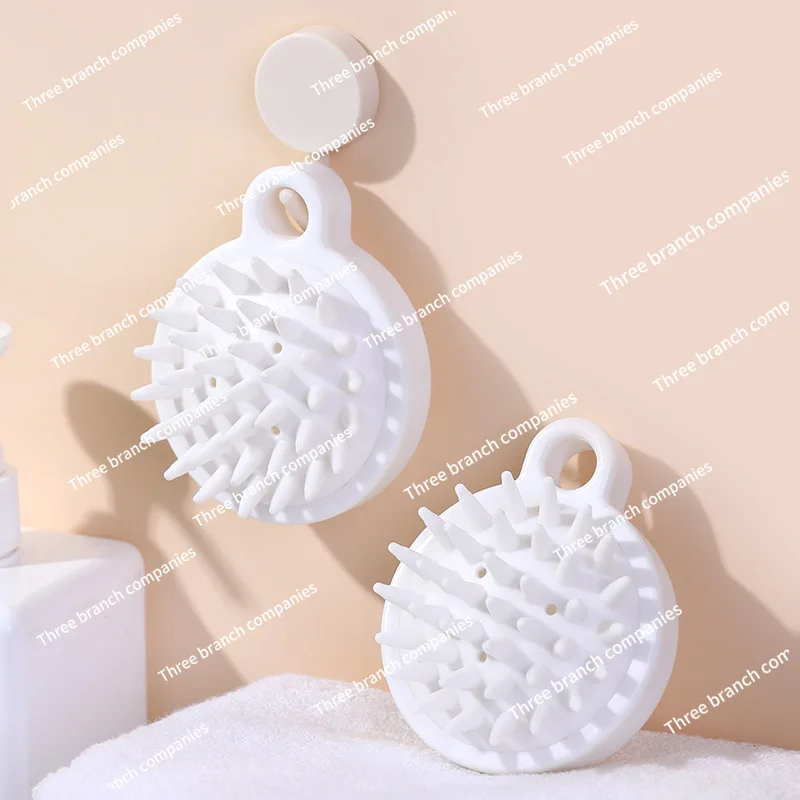 실리콘 샴푸 빗 휴대용 미니 막힘 해소 경락 마사지 브러시 두피 가려움증 스크레이퍼 부드러운 치아 마사지 청소