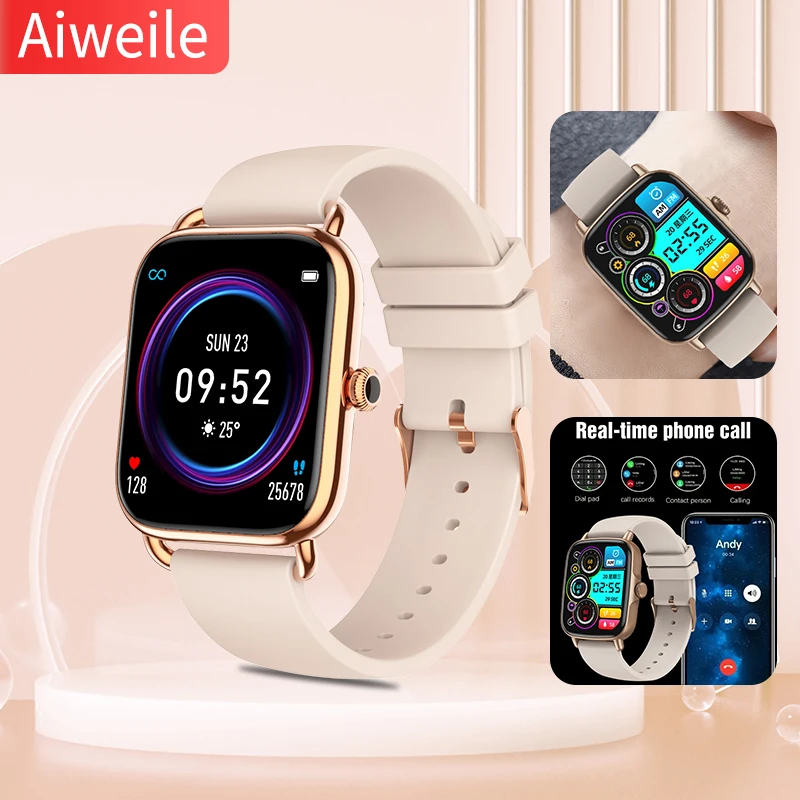 

Aiweile AW31 Men Women Smart Watch For Android IPhone Xiaomi Sports Modes, Wireless Bluetooth Call, New Fashion Gift For Friends