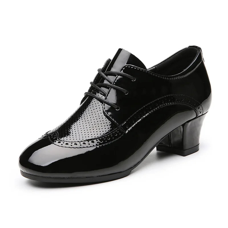 

XIHAHA Girls Tango Salsa Performence Practice Woman Sneaker Ballet Shoes Women Latin Dance Shoes Leather Lace-up Ballroom Shoe